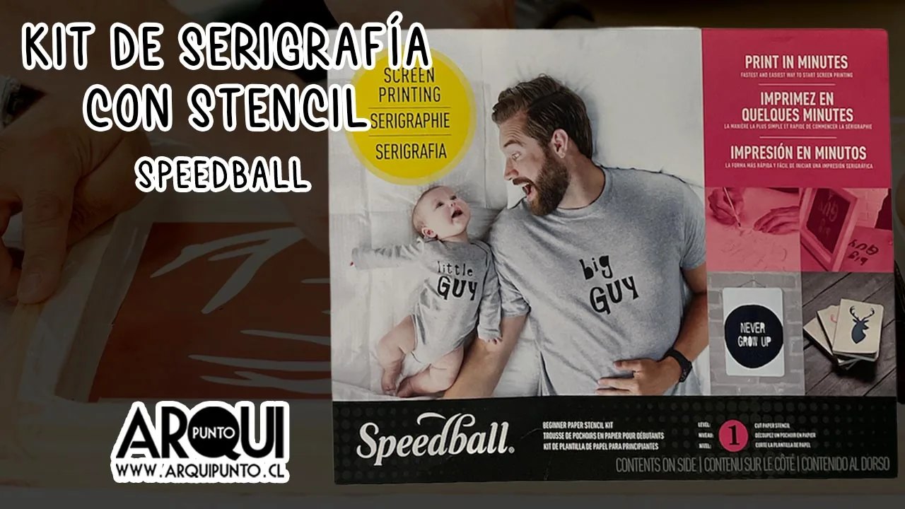 Kit de serigrafía con Stencil Speedball