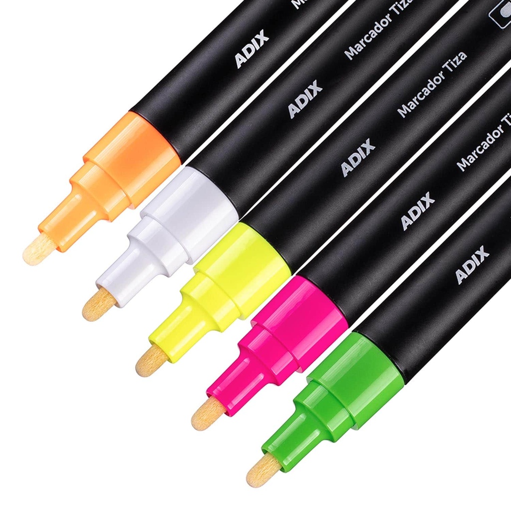 Marcadores Tiza Adix Fluorescente 5 uds.