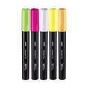 Marcadores Tiza Adix Fluorescente 5 uds.