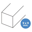 Palos de Maqueta Adix Creative 50 cm 9x9 2uds.