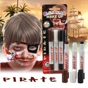Maquillaje Temático Pirata Instant 3 uds.
