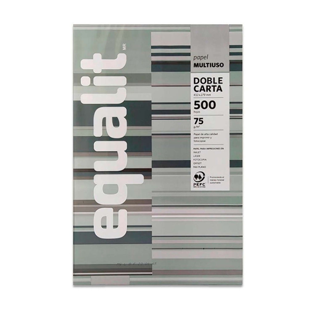 Resma Papel Multiproposito 75gr(500hj) Doble Carta 27.9x43cm