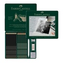 Lápices Grafito Faber-Castell Mate &amp; Castell 9000 (20 pzas)