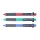 Bolígrafo Multiclick Adetec 4 Colores Tinta Borrable Colores Surtidos