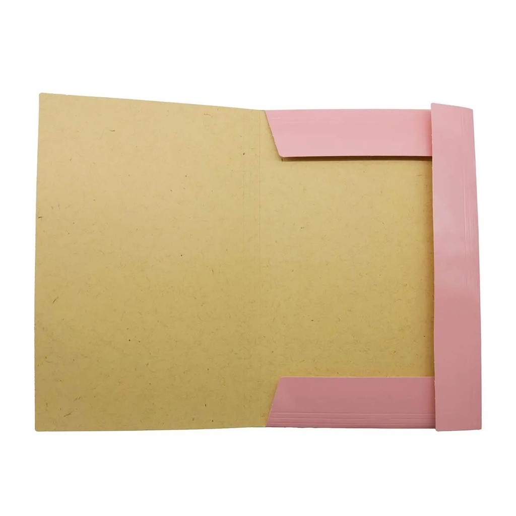 Carpeta Adetec con Elástico Rosado Oficio