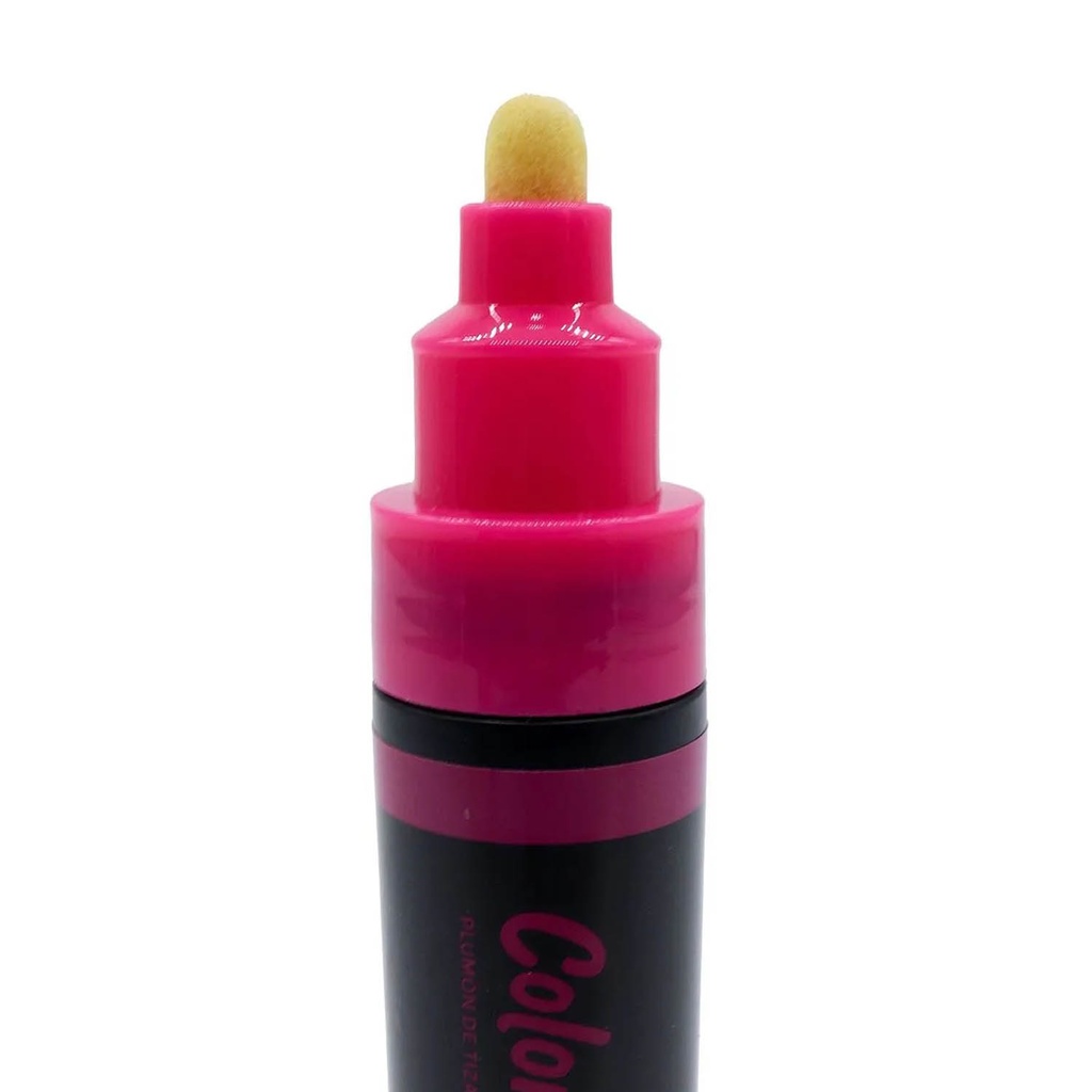 Plumón de Tiza Adetec Jumbo Colorways Fucsia