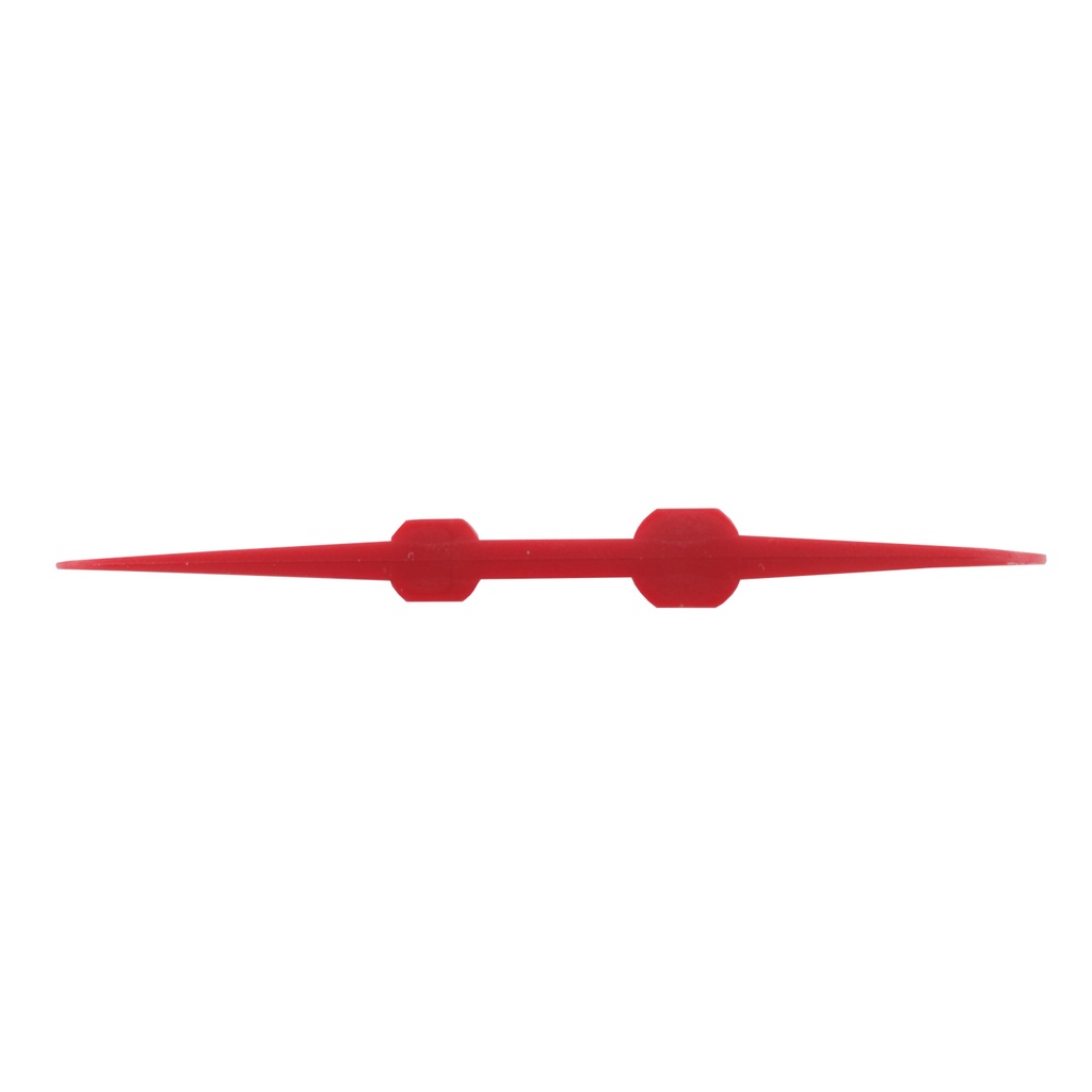Racleta 22cm plástica doble borde para múltiple superficies Red Baron Speedball