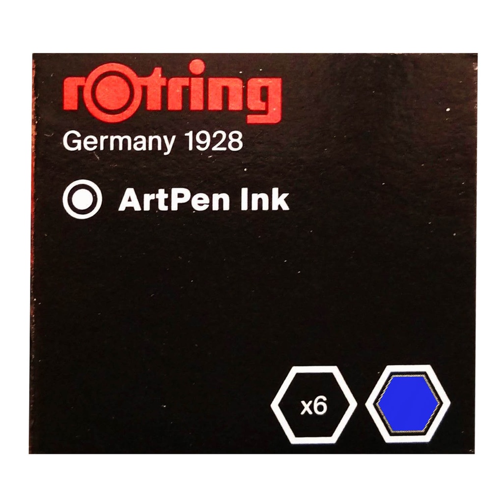 Cartucho de tinta para pluma Artpen (6u)