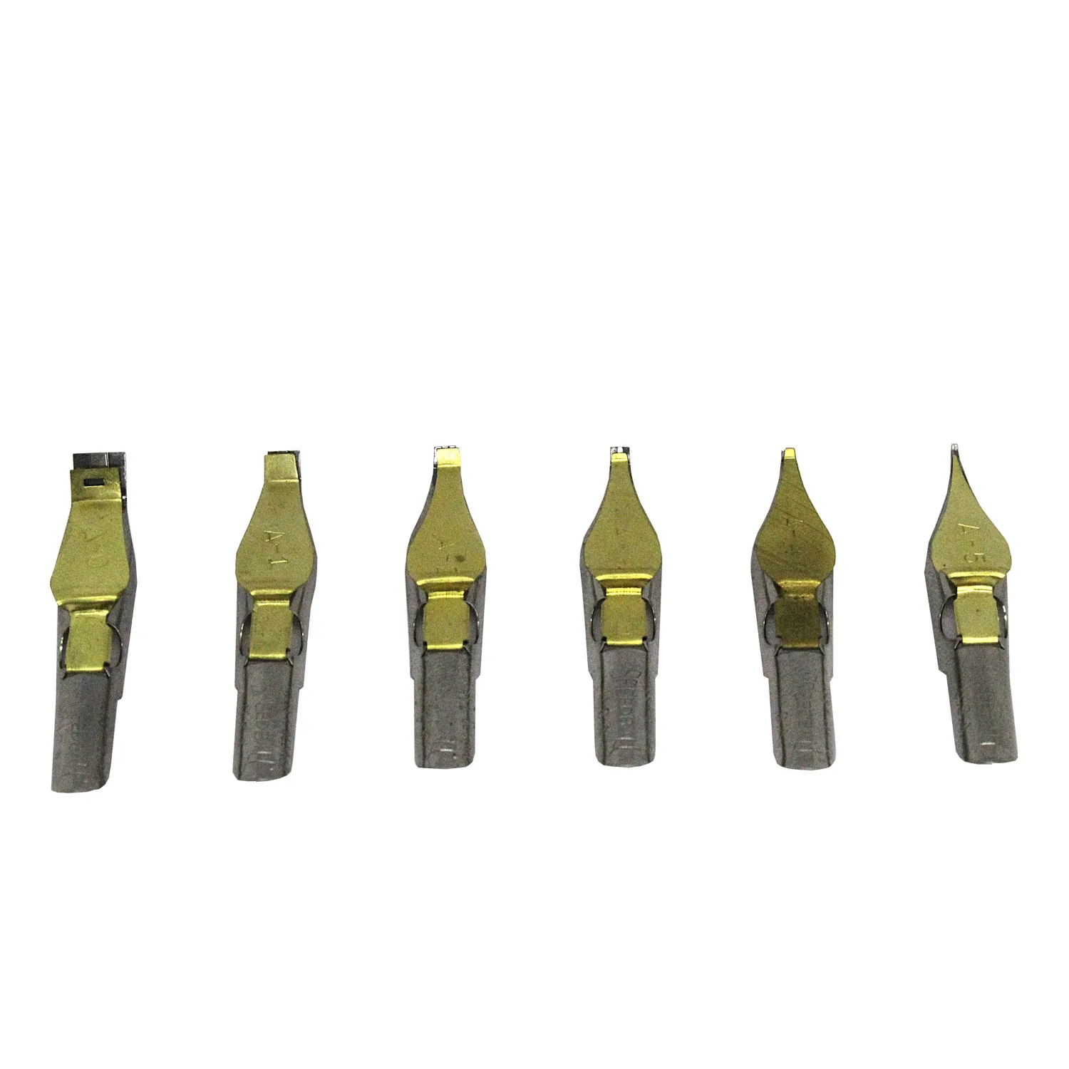 Set de plumillas caligráficas tipo "A" punta cuadrada Speedball