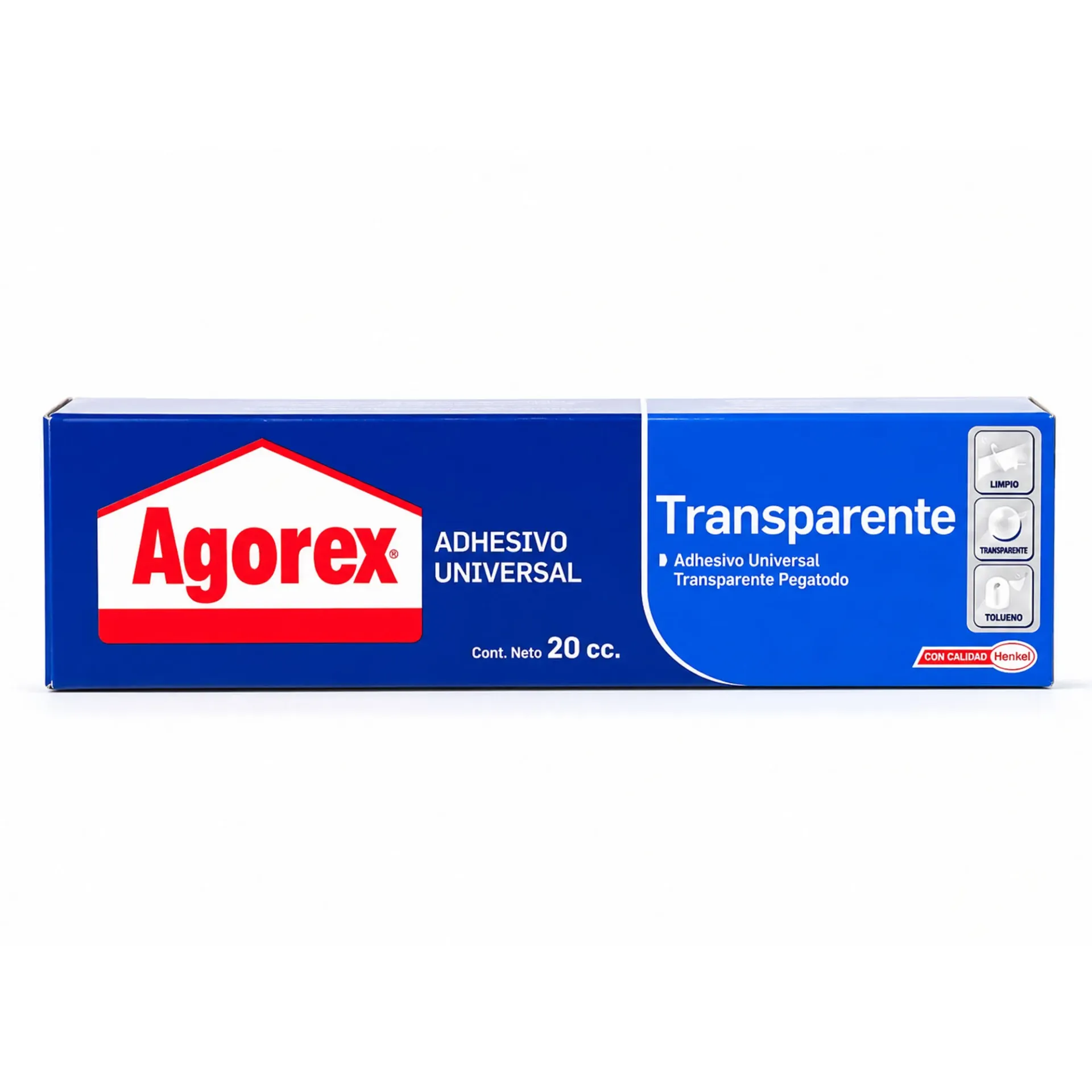 Adhesivo Agorex Transparente de 20cc