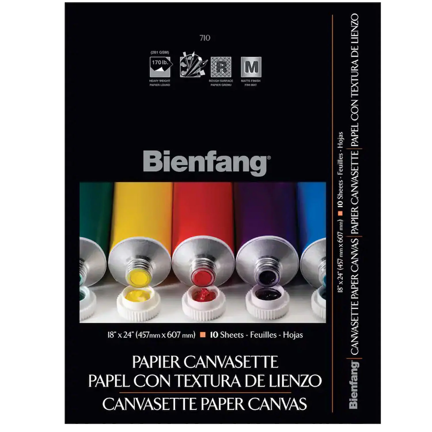 [270157] Block Bienfang 710 Canvas Tipo Lienzo 45.7x60.7cm 281gr 10hj