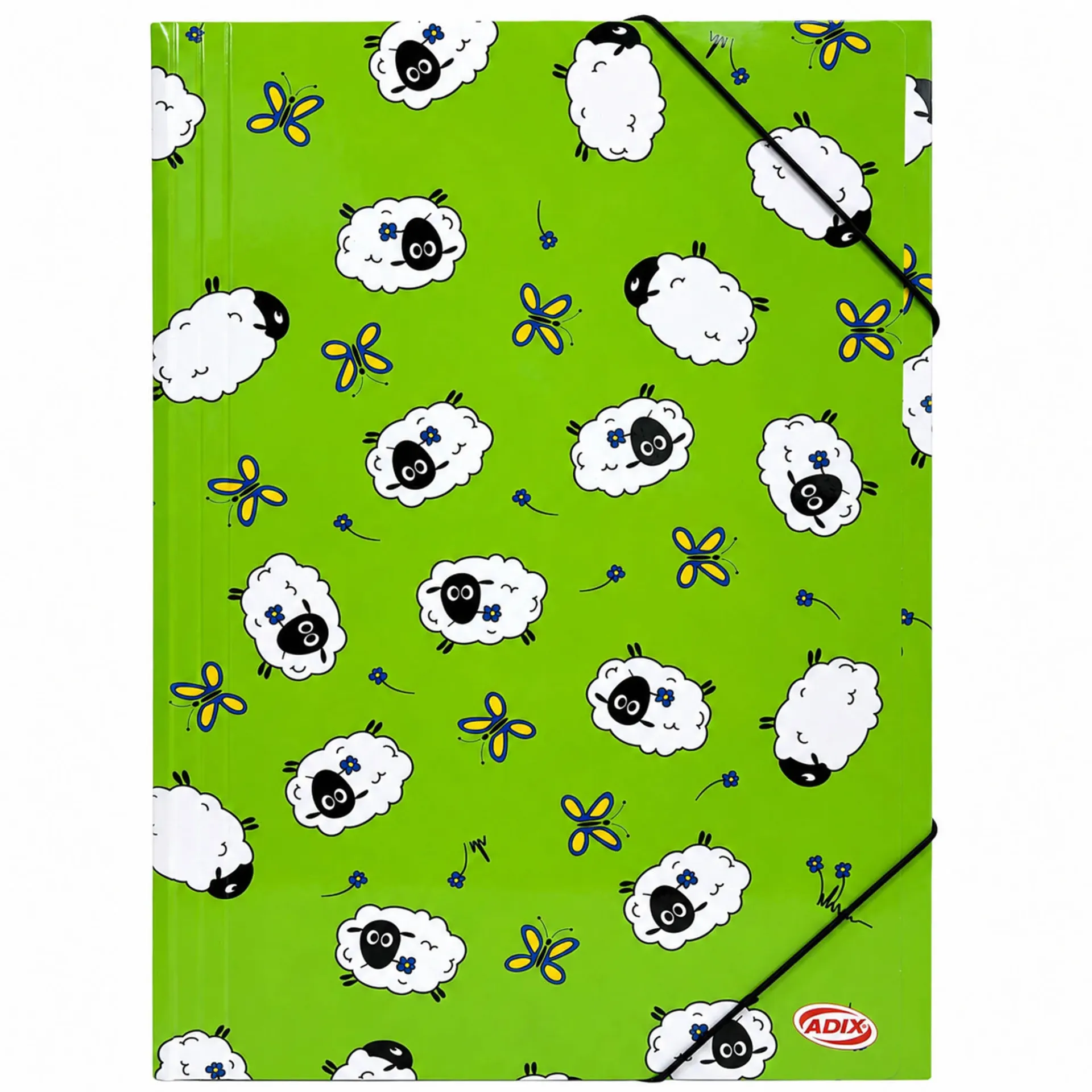 Carpeta Cartón Adix con Elástico Diseño Oveja (Oficio)