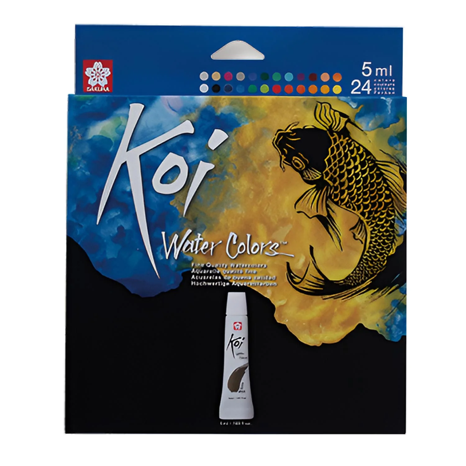 Acuarela en Tubo Koi Water Sakura 24 Colores 5ml