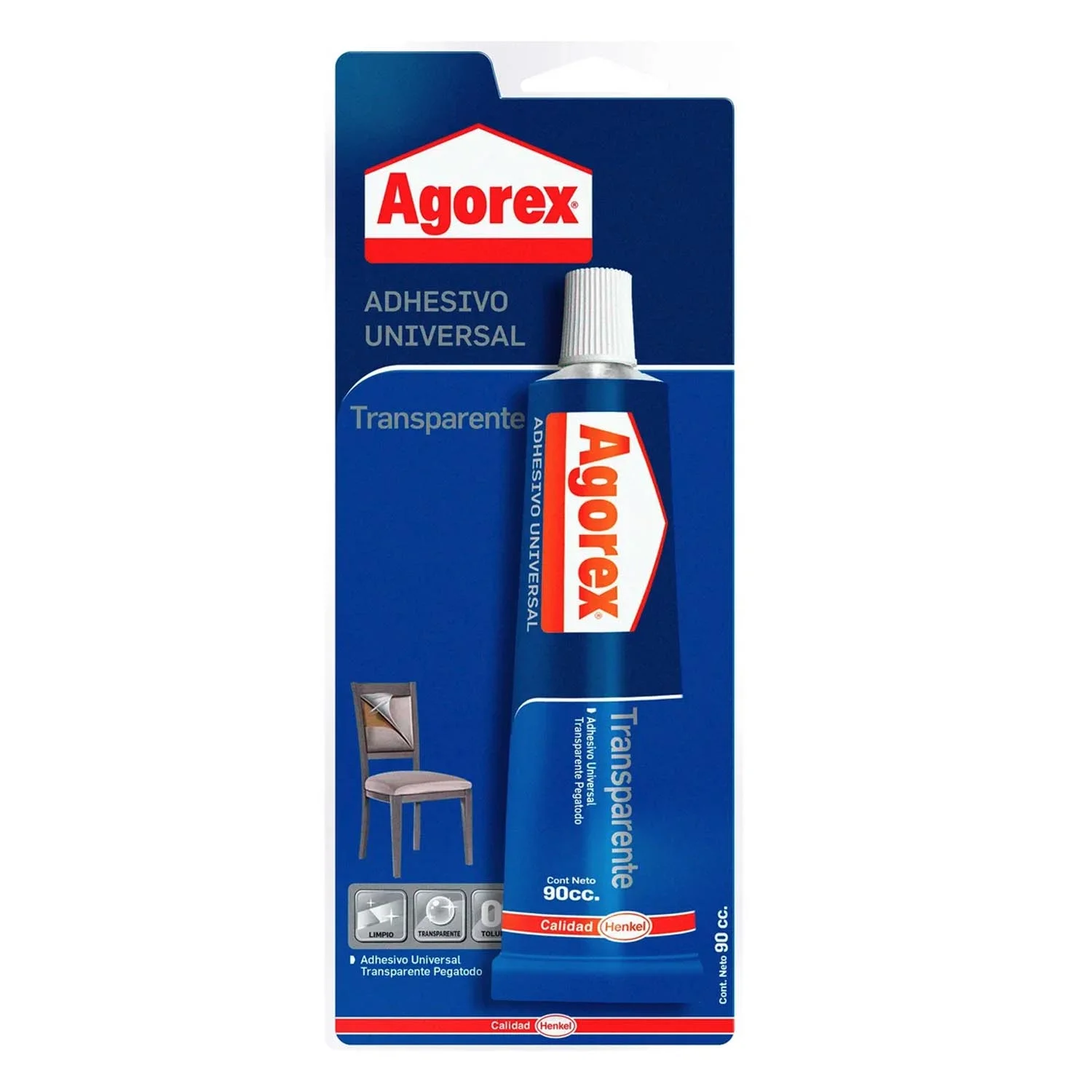Adhesivo Agorex Transparente de 90cc
