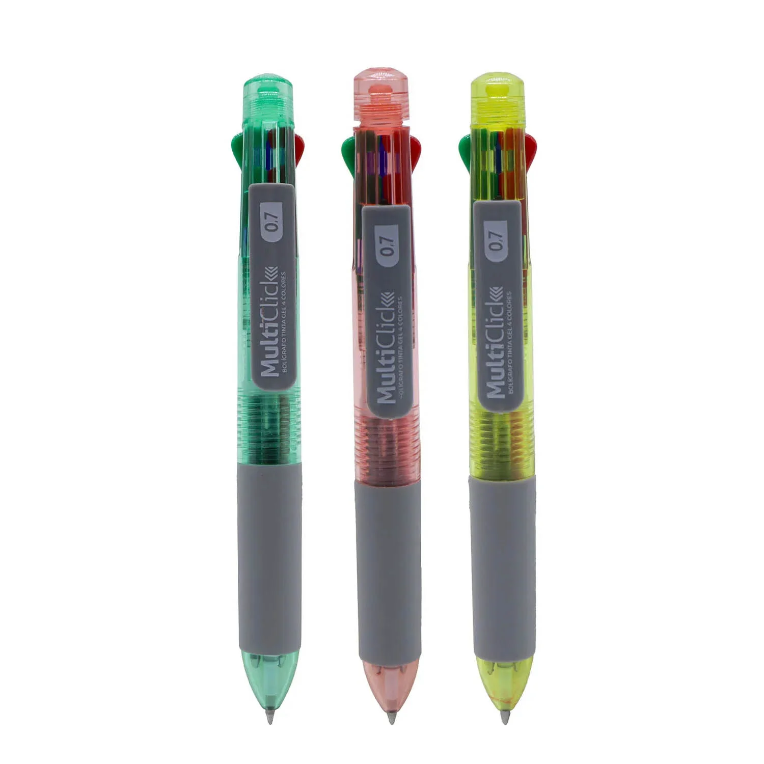 [1850] Bolígrafo Multiclick Adetec 4 Tintas Colores Surtidos