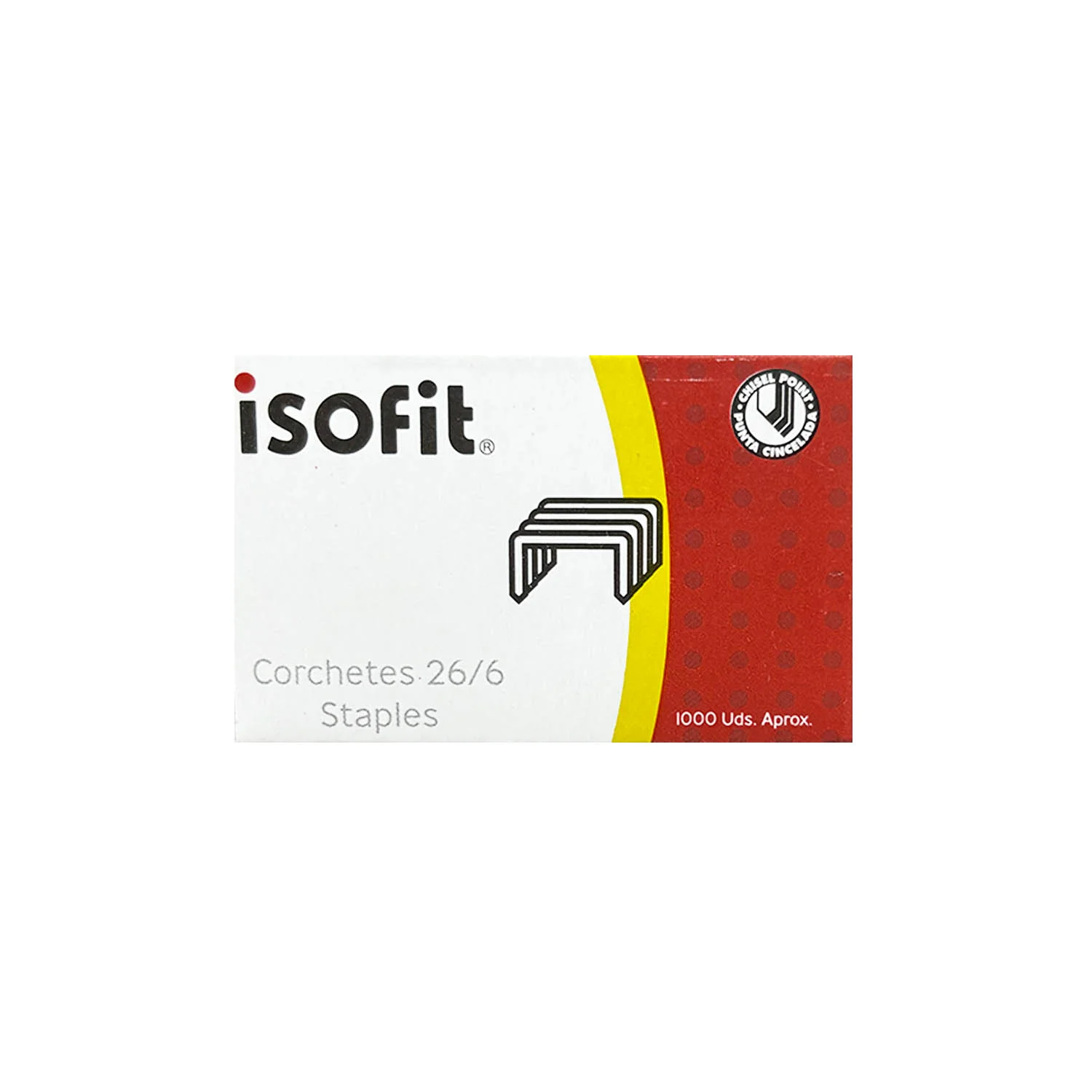 Corchetes Convencionales Isofit 26/6 (1000 ud)