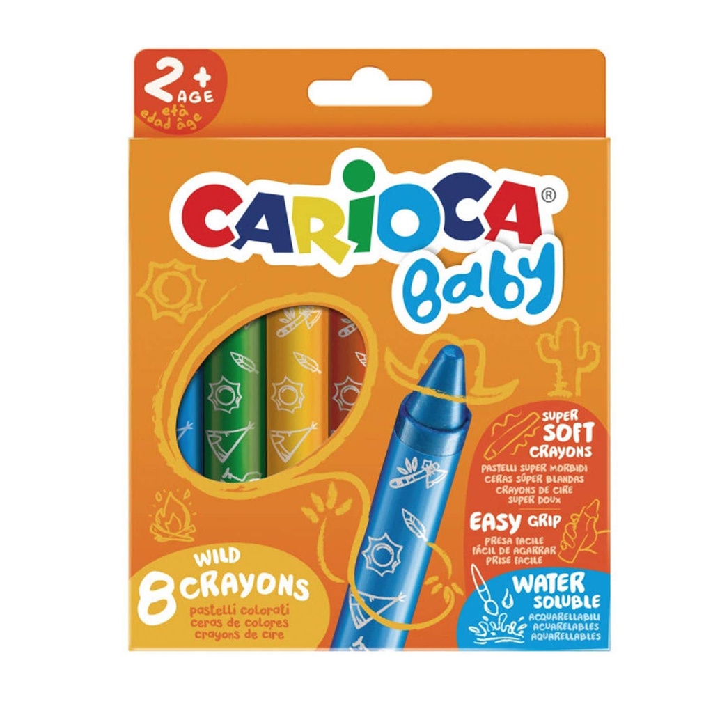 [42892] Crayones Carioca Baby 8 Colores