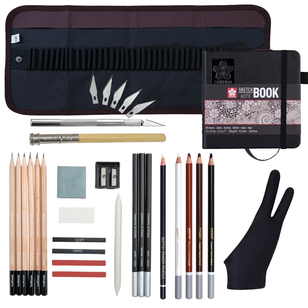 Kit para Dibujo Profesional 27 Piezas