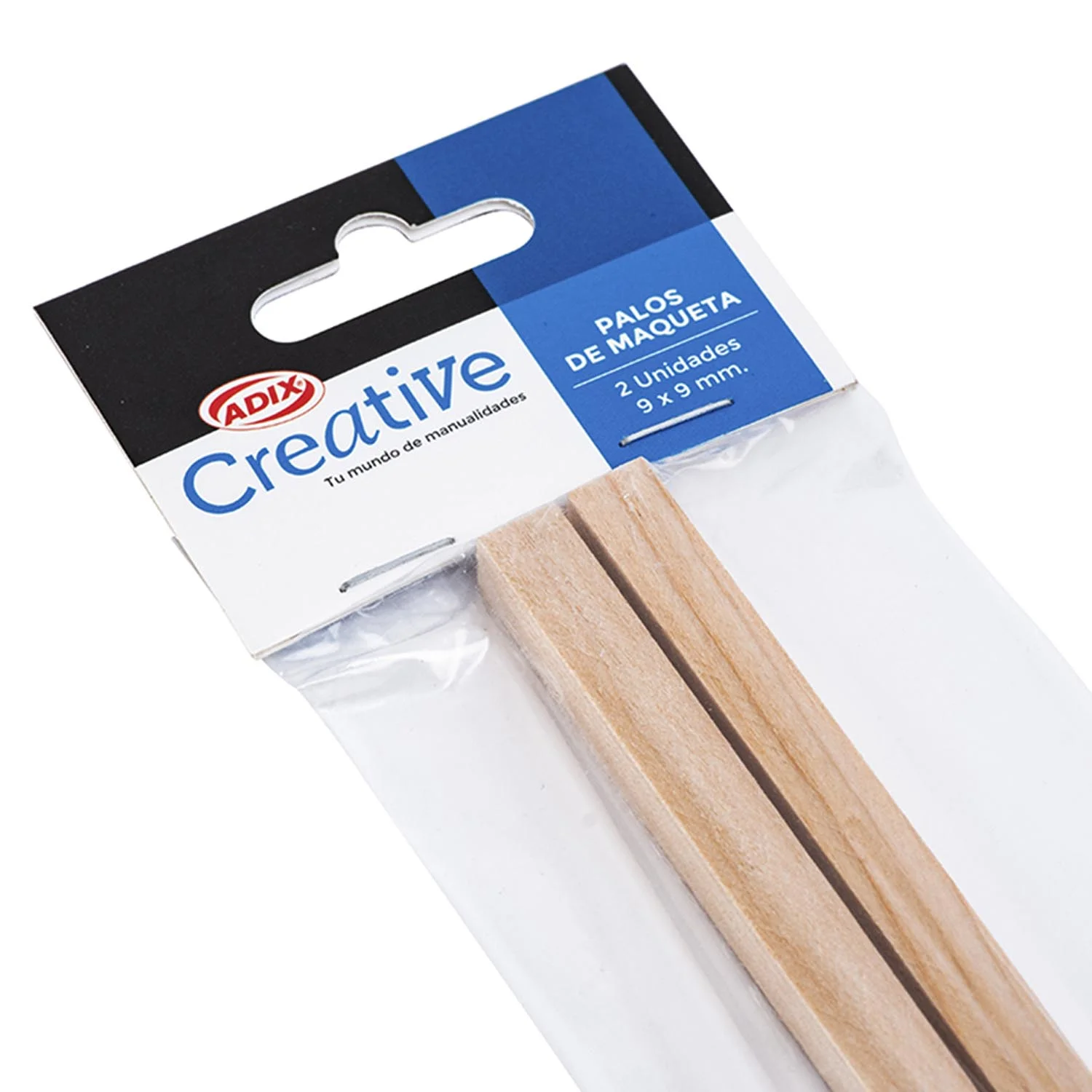 Palos de Maqueta Adix Creative 50 cm 9x9 2uds.
