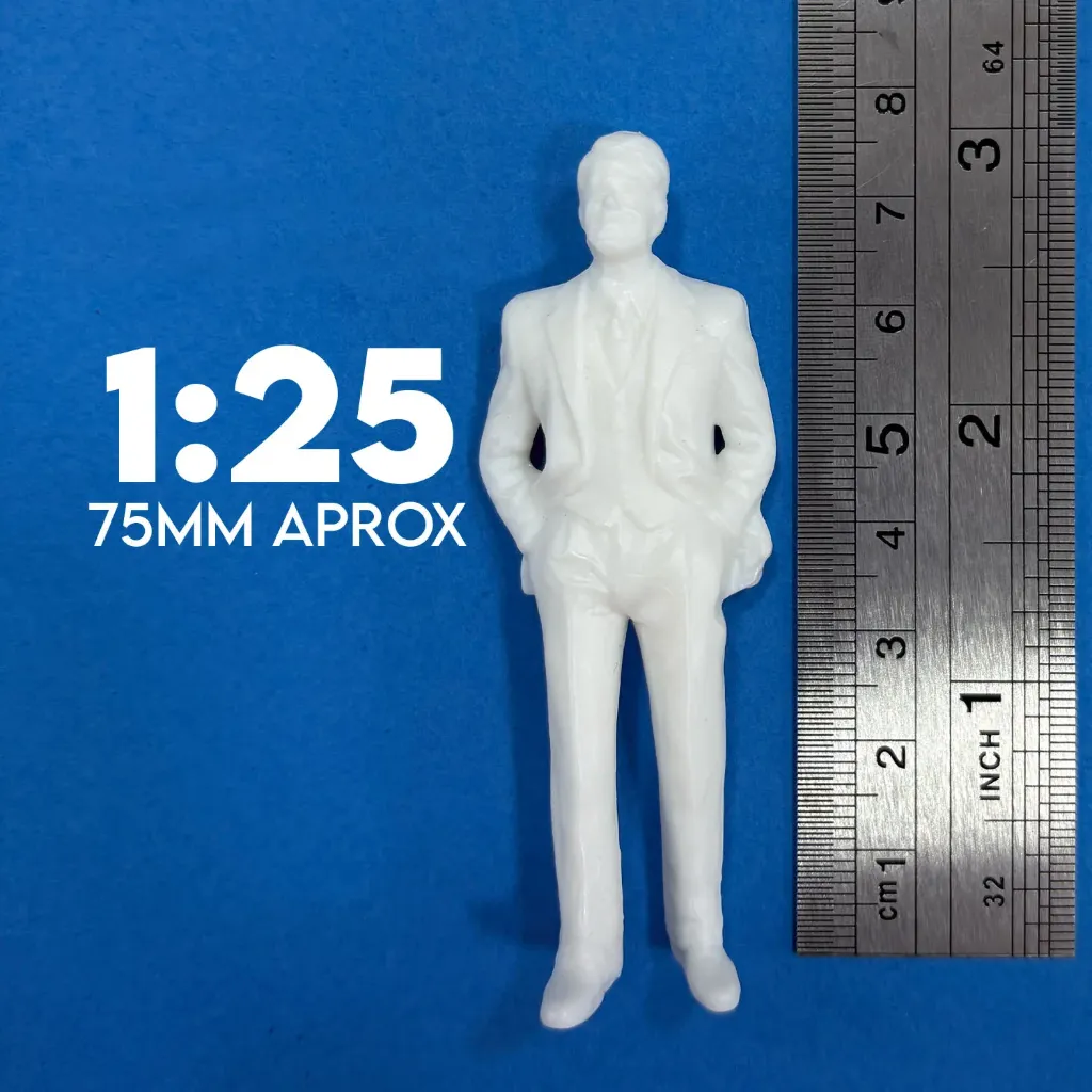 Figura a escala 1:25 Blanco (1 ud)