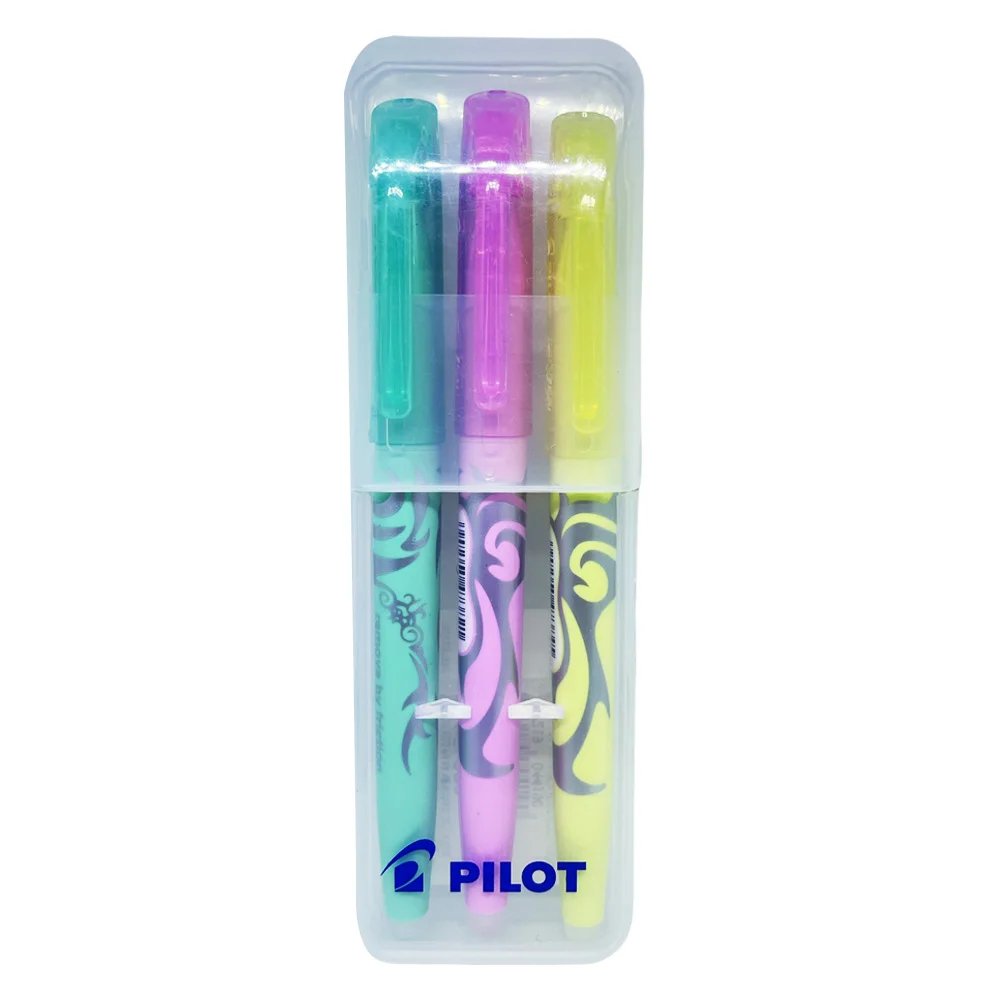 [SWFLSS3] Destacador Pilot Frixion Light Borrable  3 Colores Soft