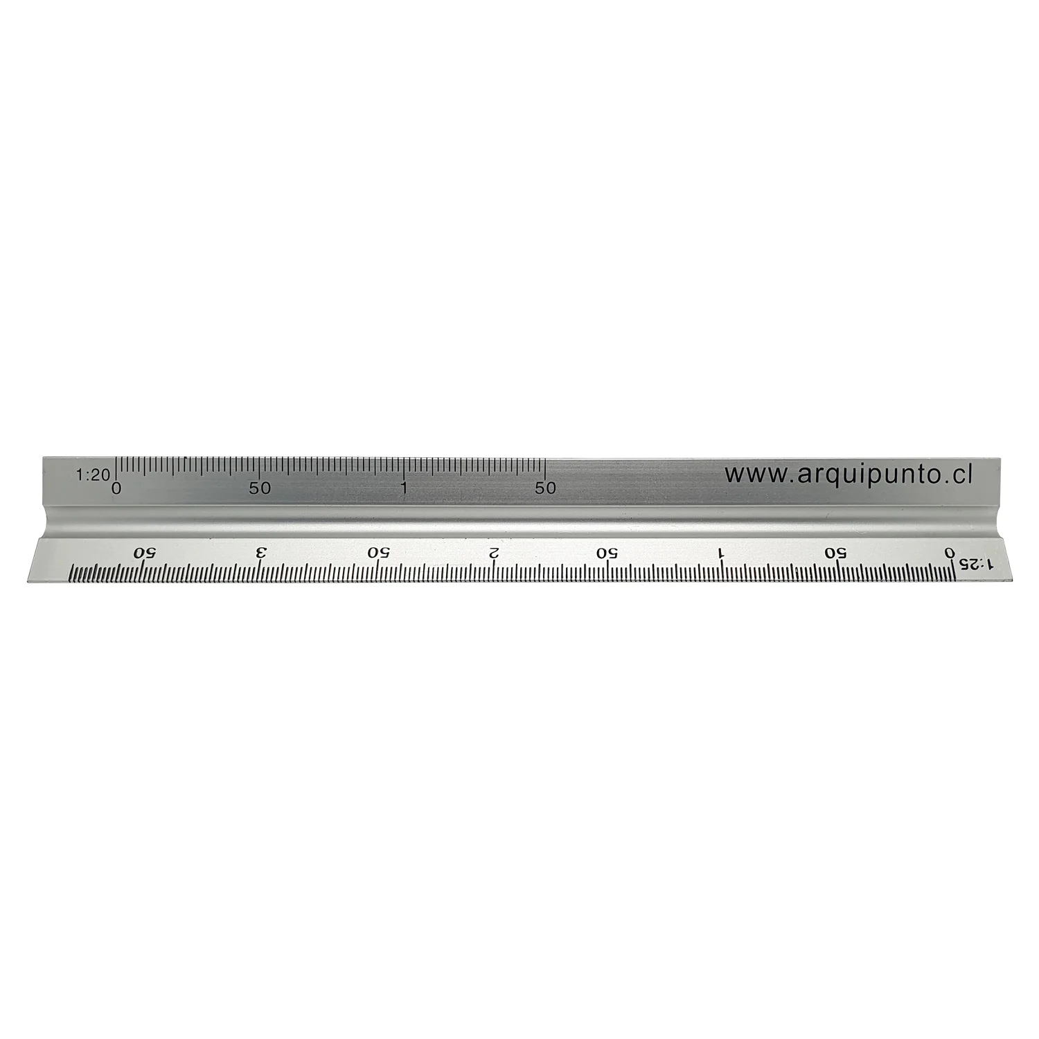 [ESAL01502020ARQ] Escalímetro Aluminio Arquipunto 6 esc.15cm (con logo)