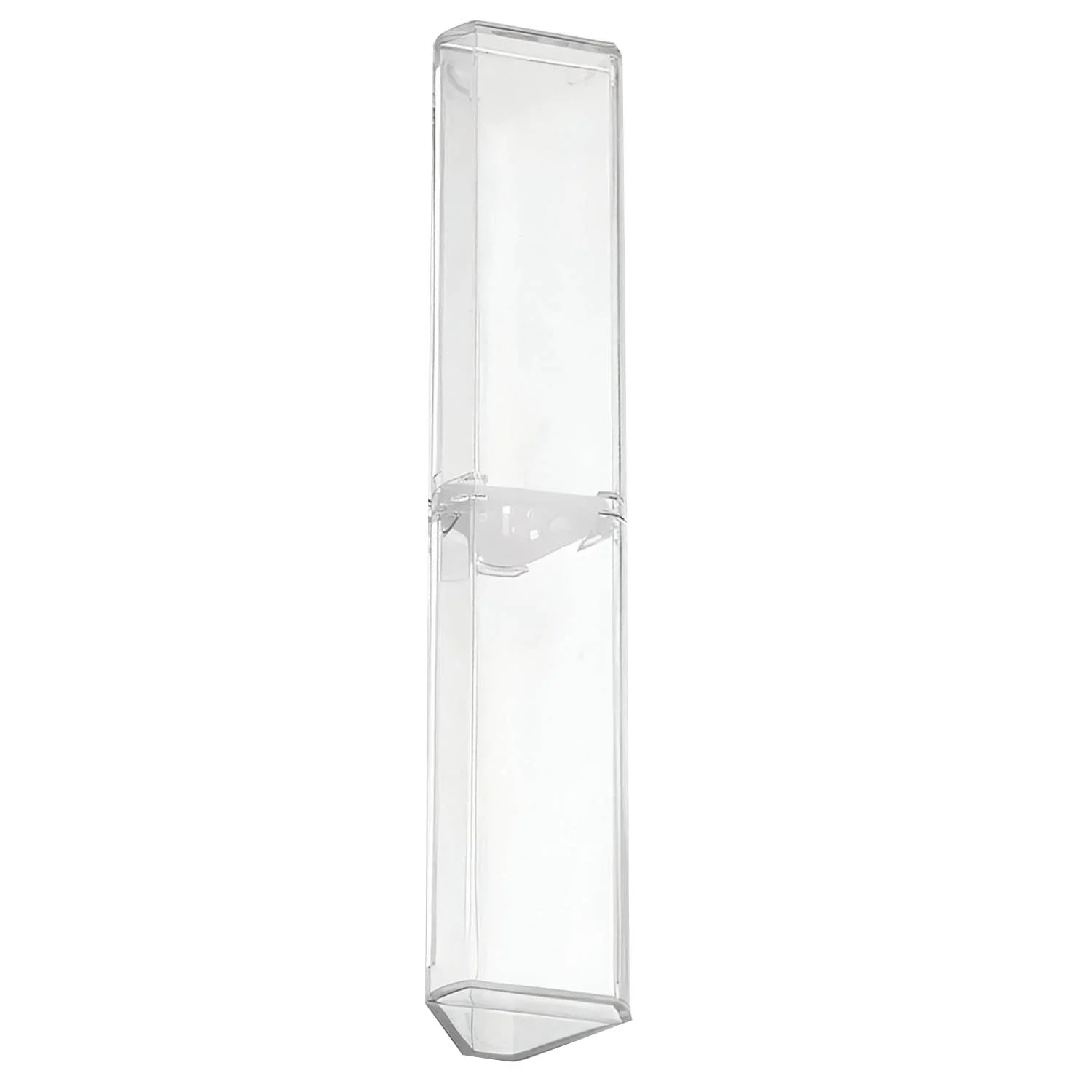 Estuche Acrilico Triangular Renart para Lápiz 15.5x3x3cm Transparente