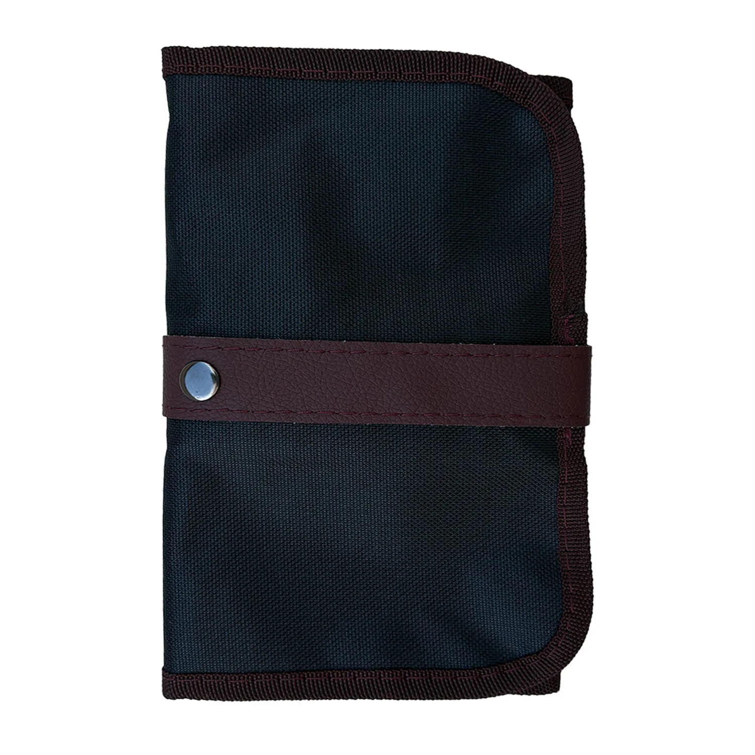 Estuche Enrollable Renart Con 36 Espacio Negro borde Café