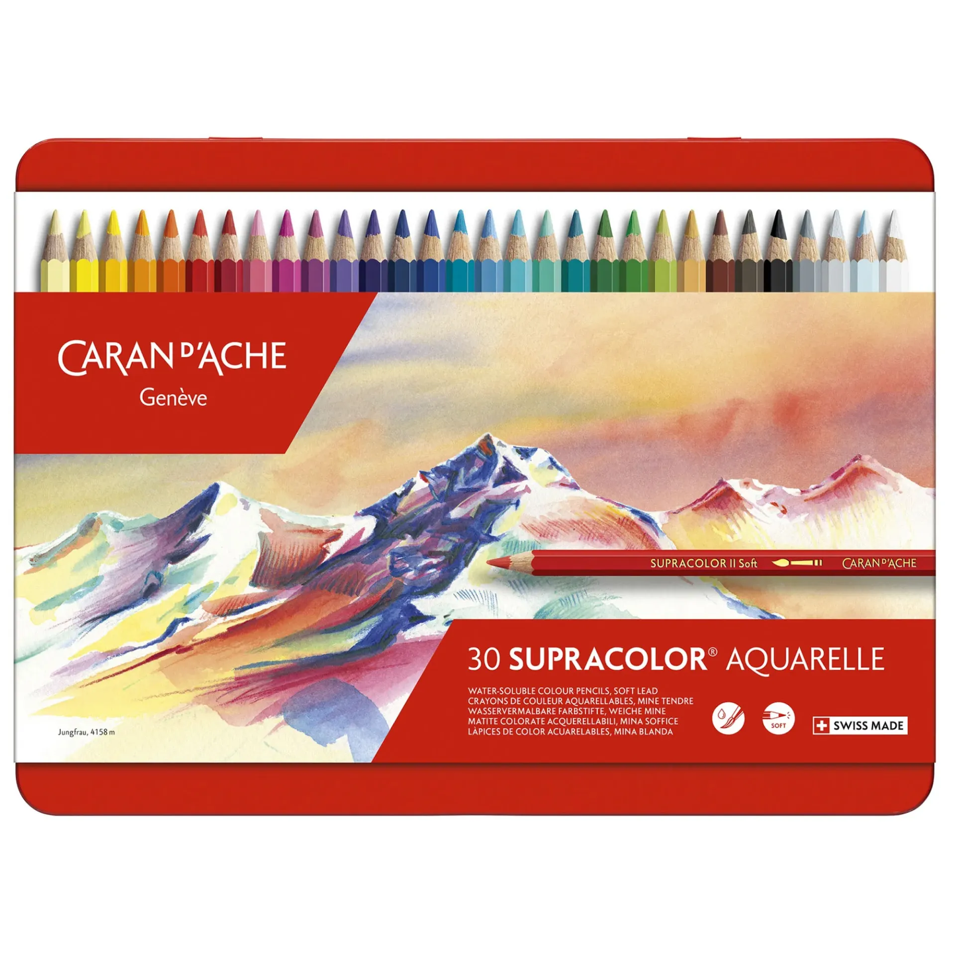 Lápices Acuarelables Caran d'Ache Supracolor (30 colores)