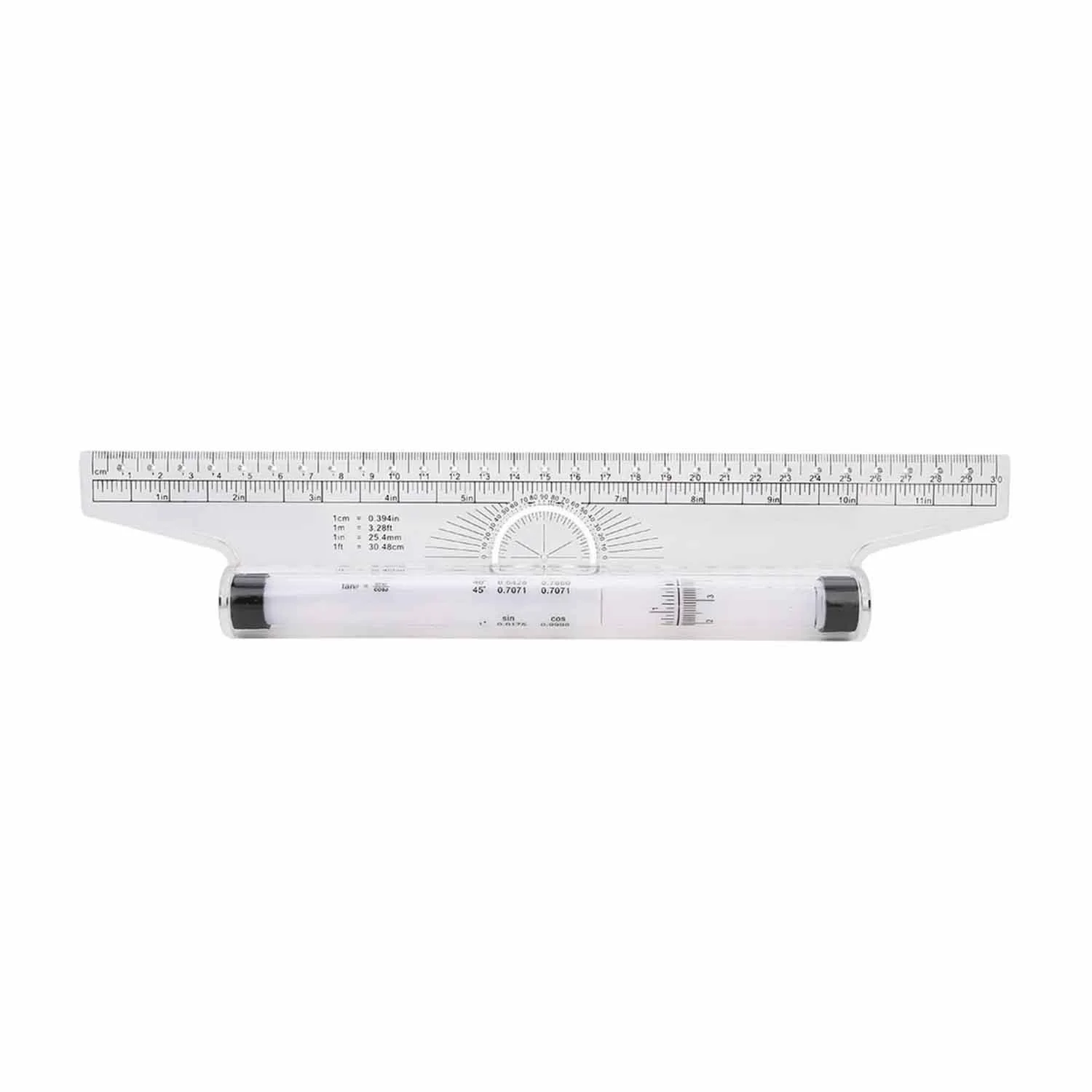 [RERO030] Regla Roller con Transportador 30cm.