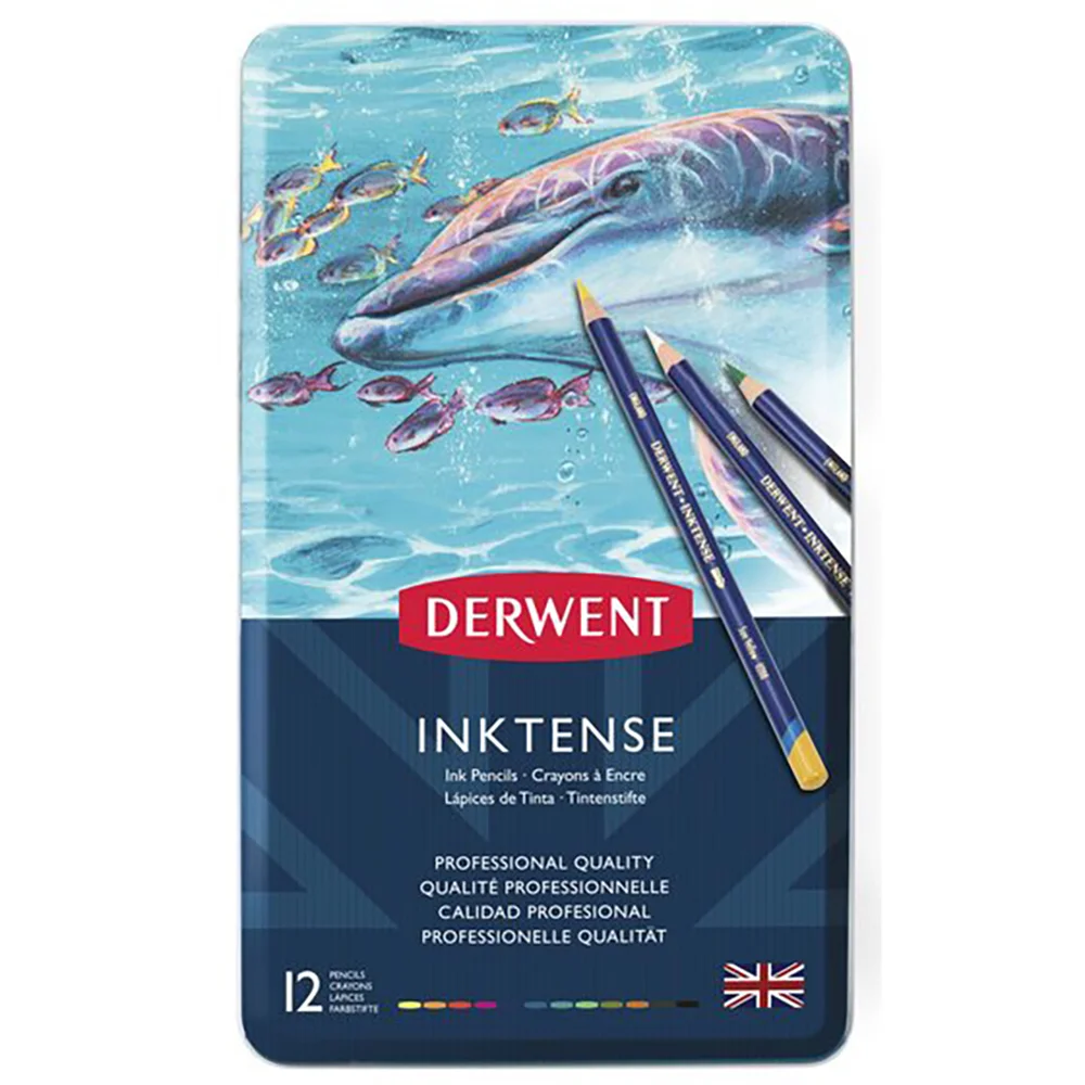 Lápices Acuarelables Derwent Inktense (12 colores)