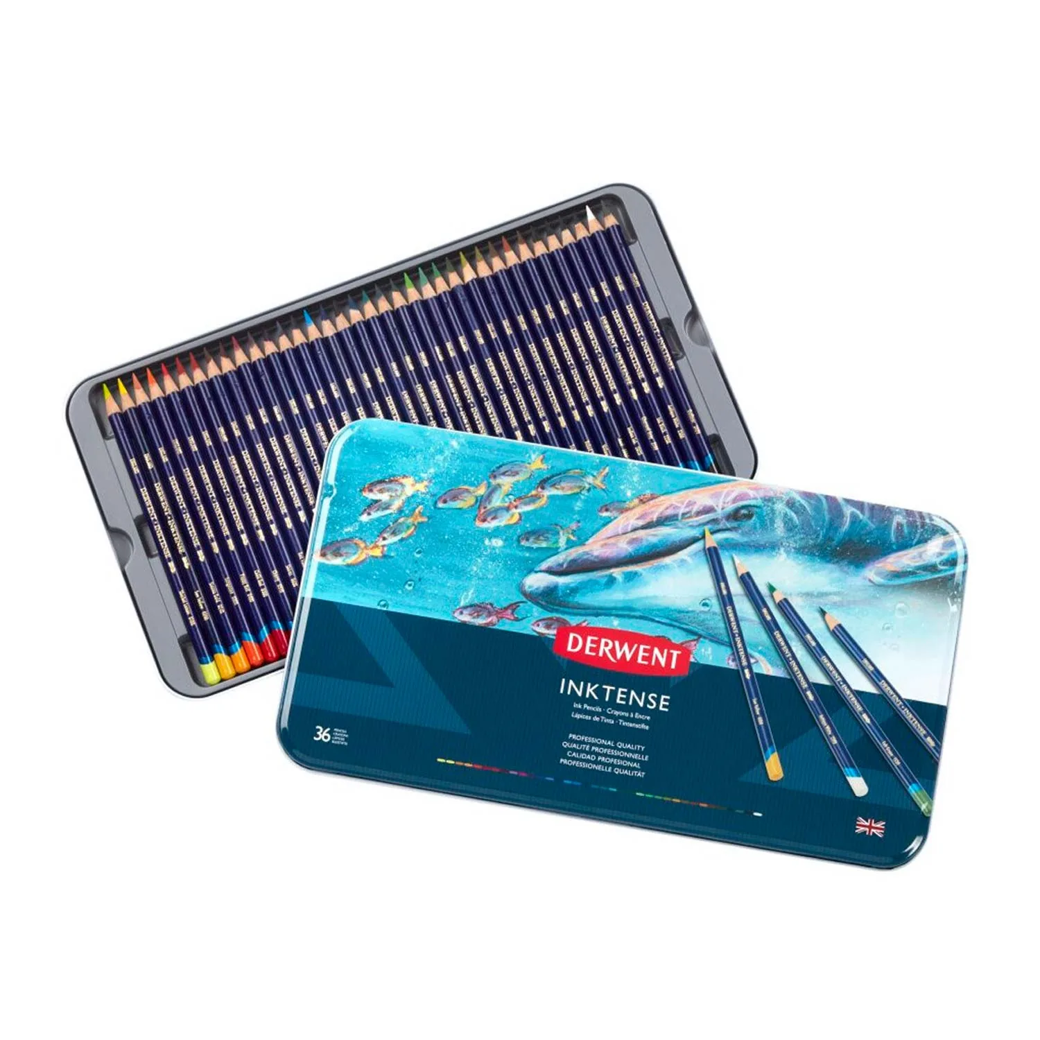 [2301842] Lápices Acuarelables Derwent Inktense (36 colores)