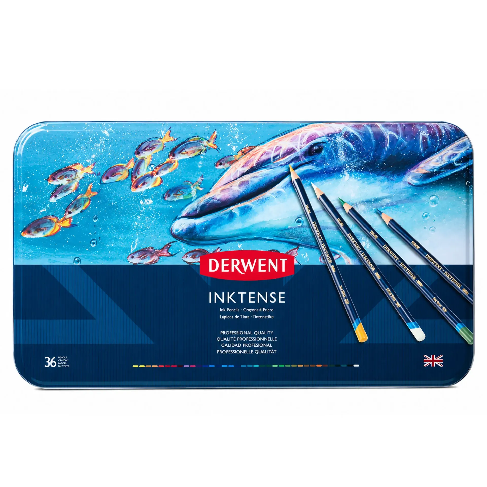 Lápices Acuarelables Derwent Inktense (36 colores)