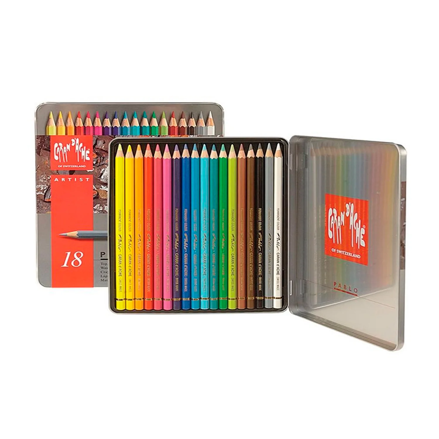 [CA666318] Lápices de Colores Pablo Caran d'Ache (18 Colores)