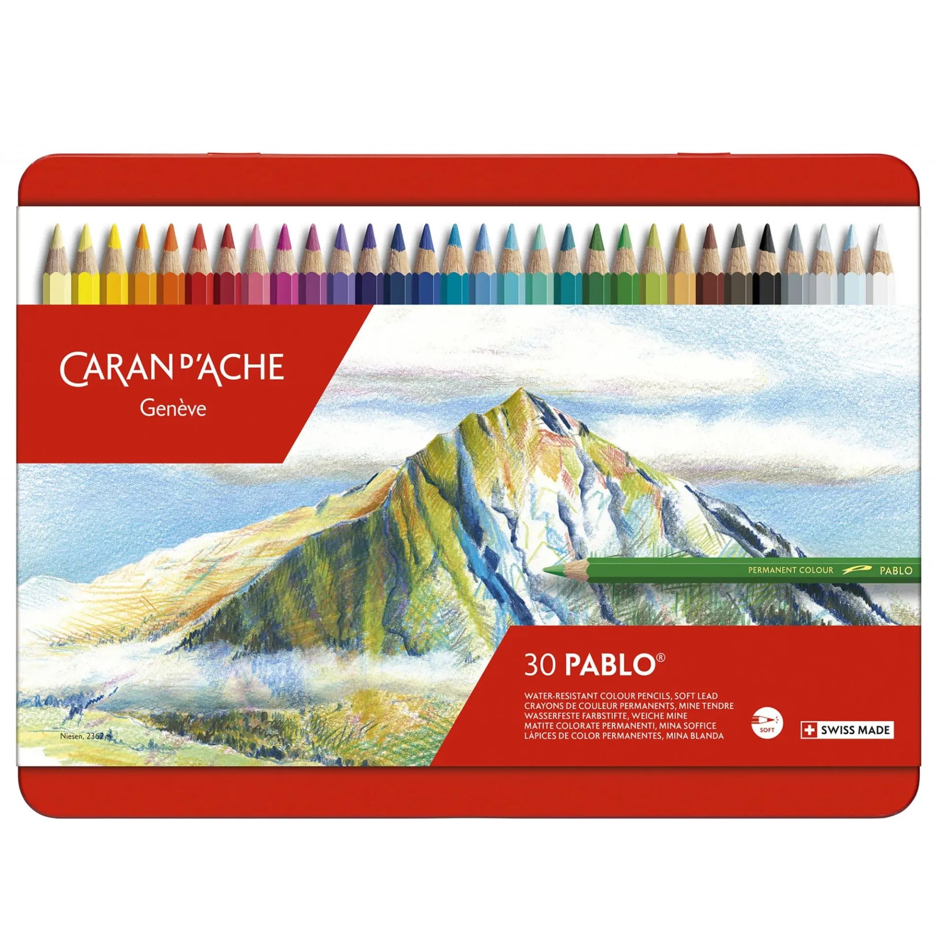 Lápices de Colores Pablo Caran d'Ache (30 Colores)