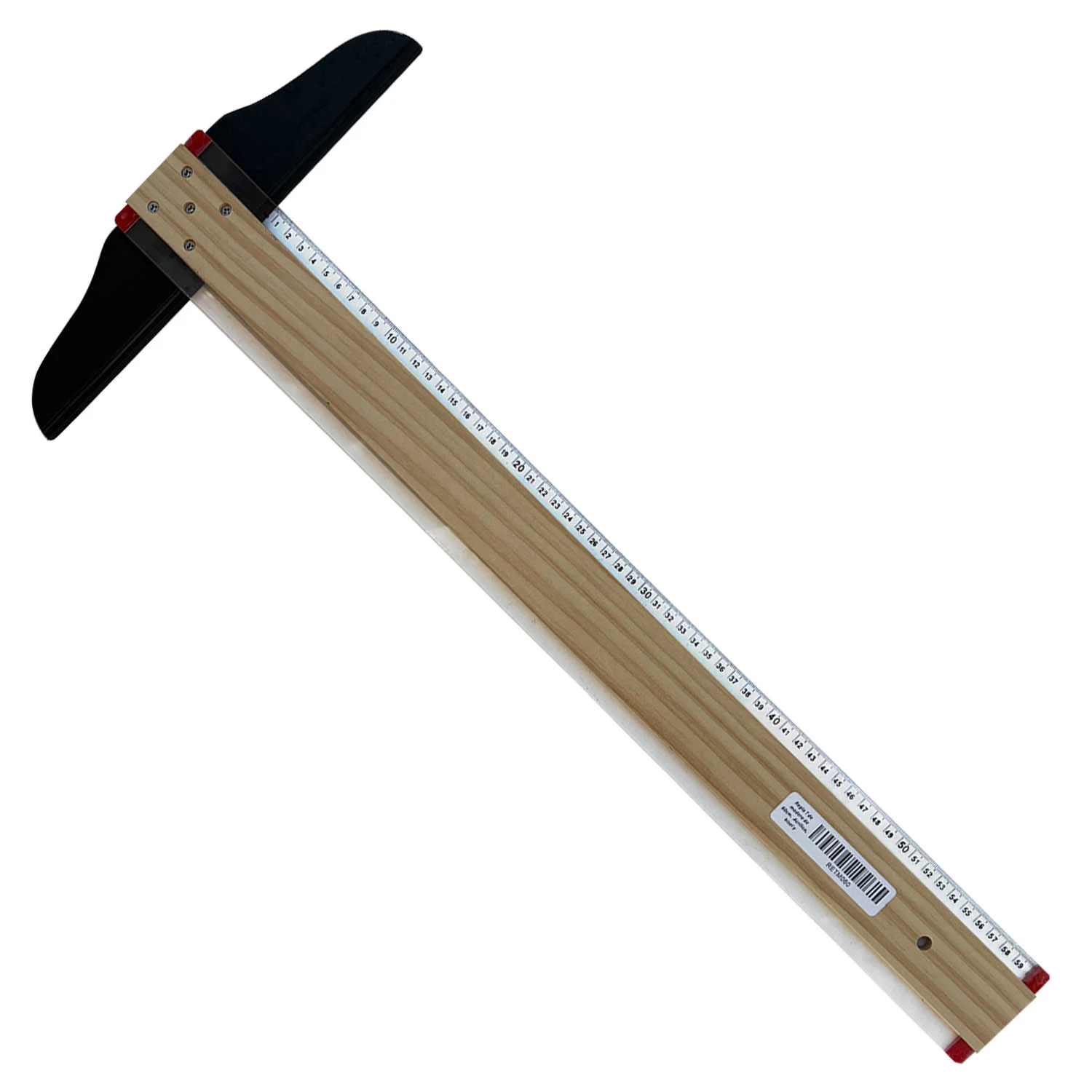 Regla T de Madera con Acrílico graduada en cm. (60cm)