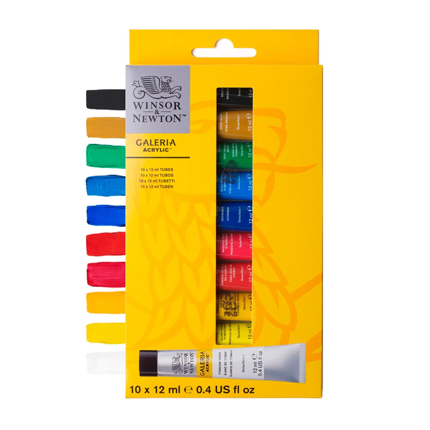 Set Inicial Acrílico Galería Winsor & Newton 10x12ml