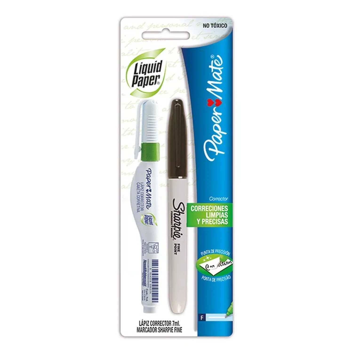 [P508565] Set Lápiz Corrector + Sharpie Punta Fina