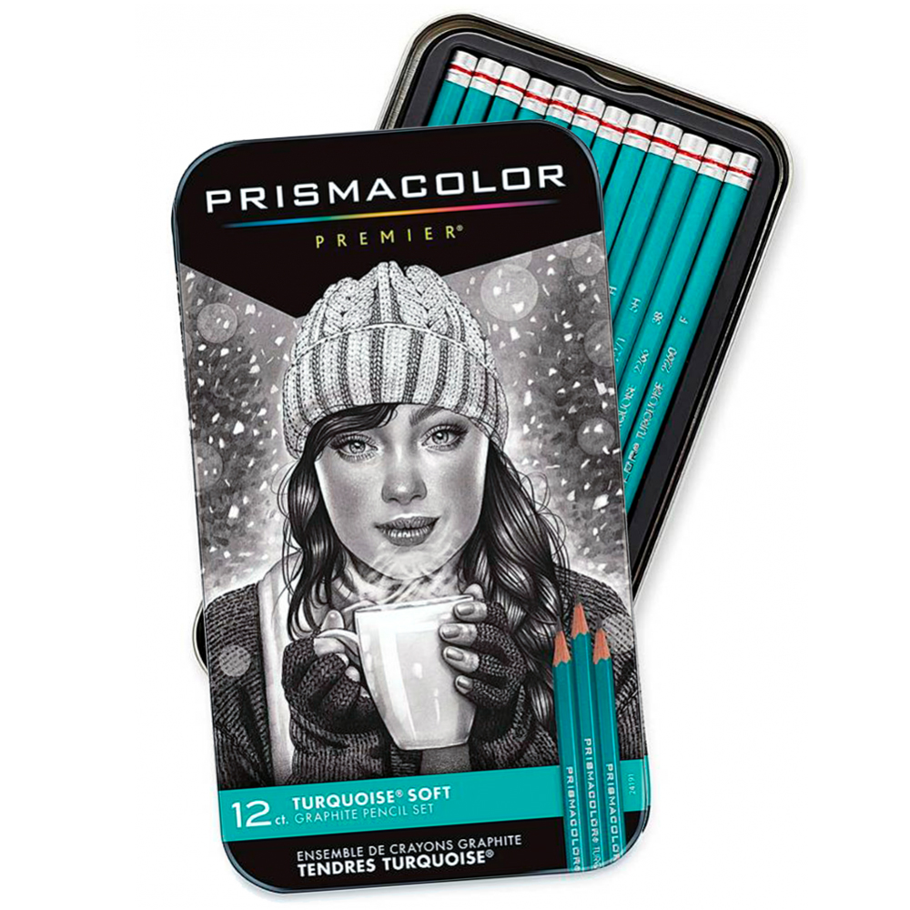[24191] Set de Grafitos Prismacolor Turquoise (12 soft)