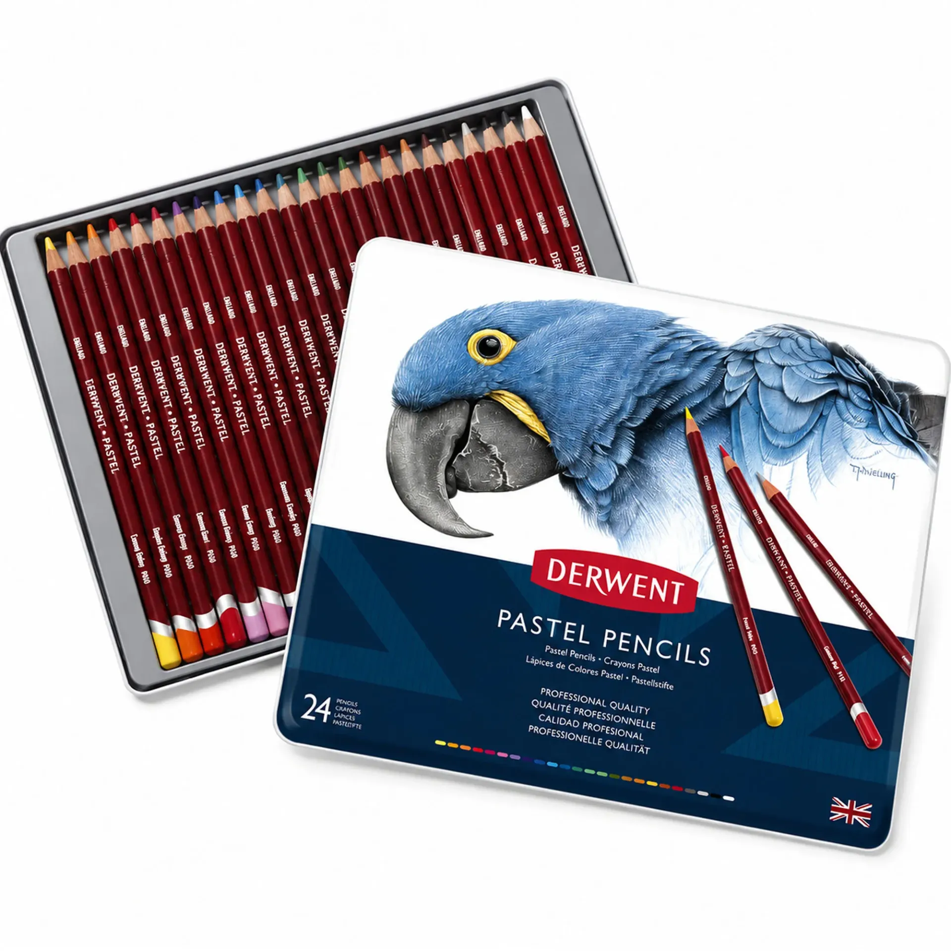 Set de Lápices Pastel Derwent 24 Colores