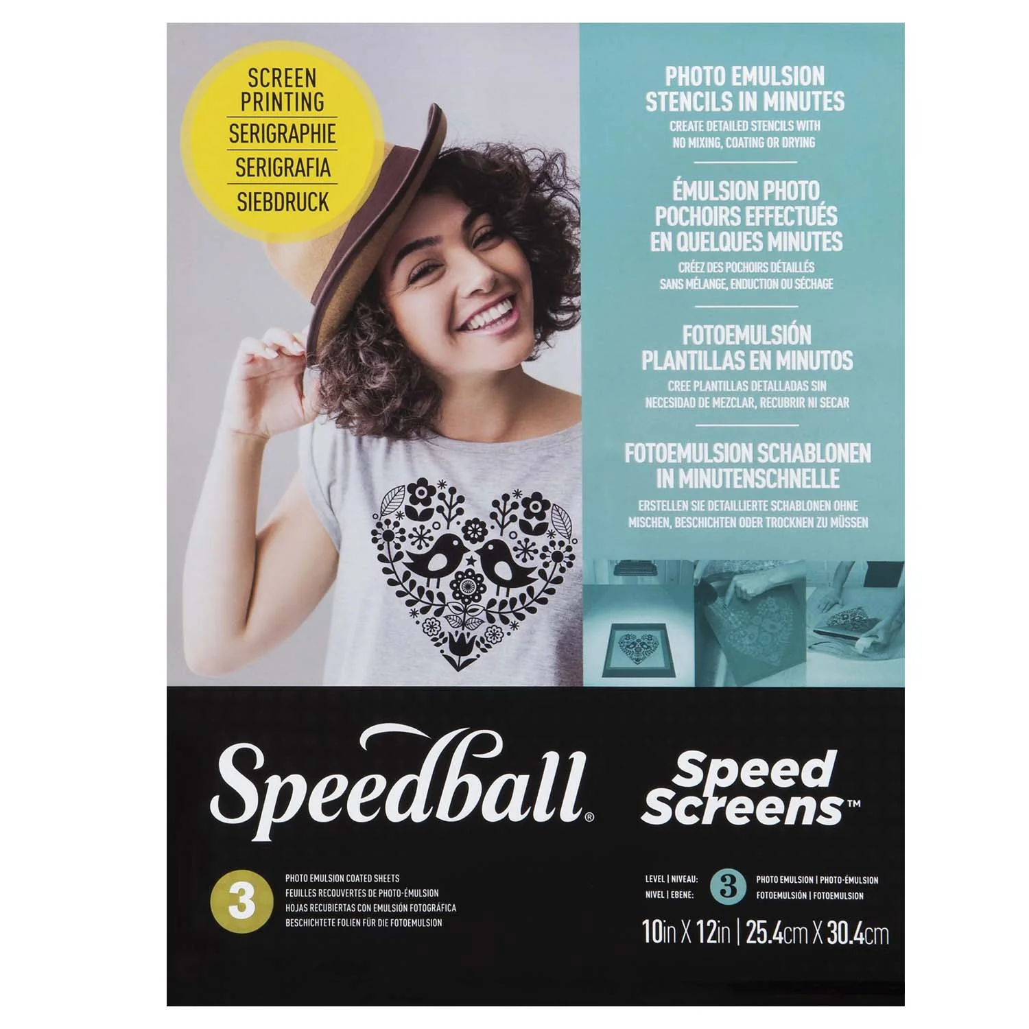 Lámina Pantalla Speed Screen para Serigrafía 3ud Speedball