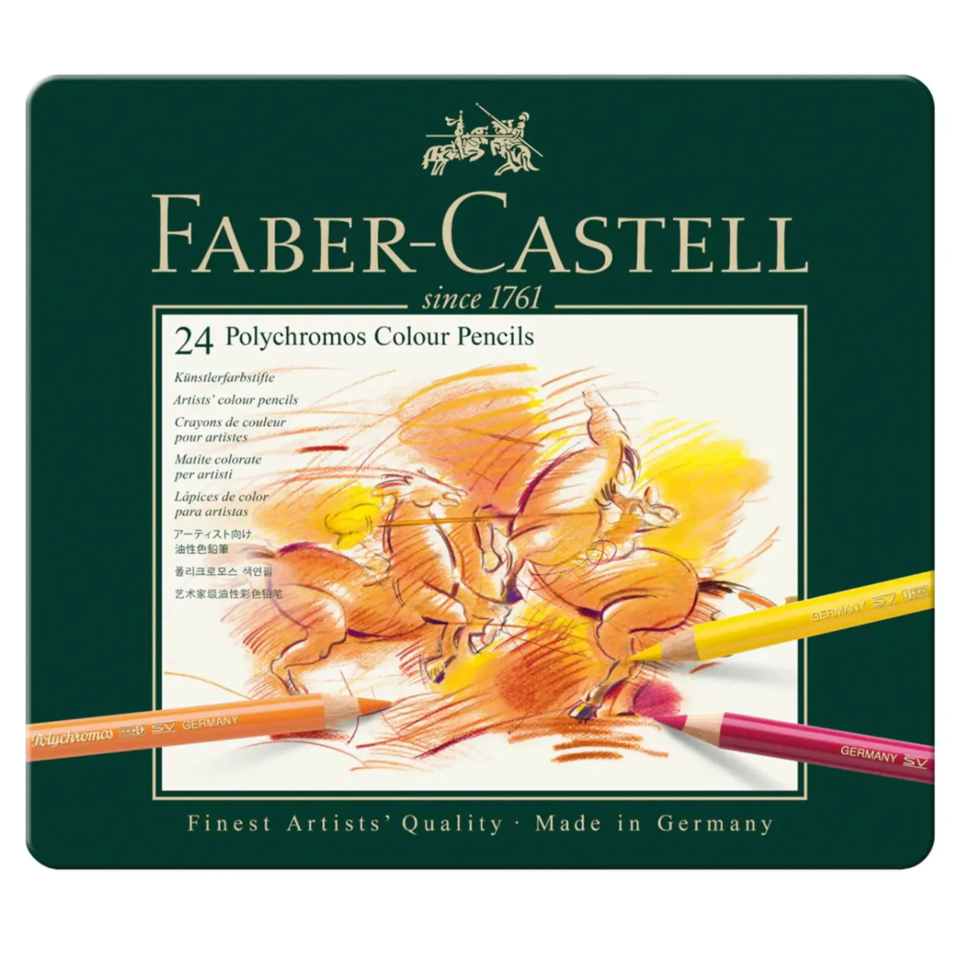 Lápices Faber-Castell Polychromos 24 Colores
