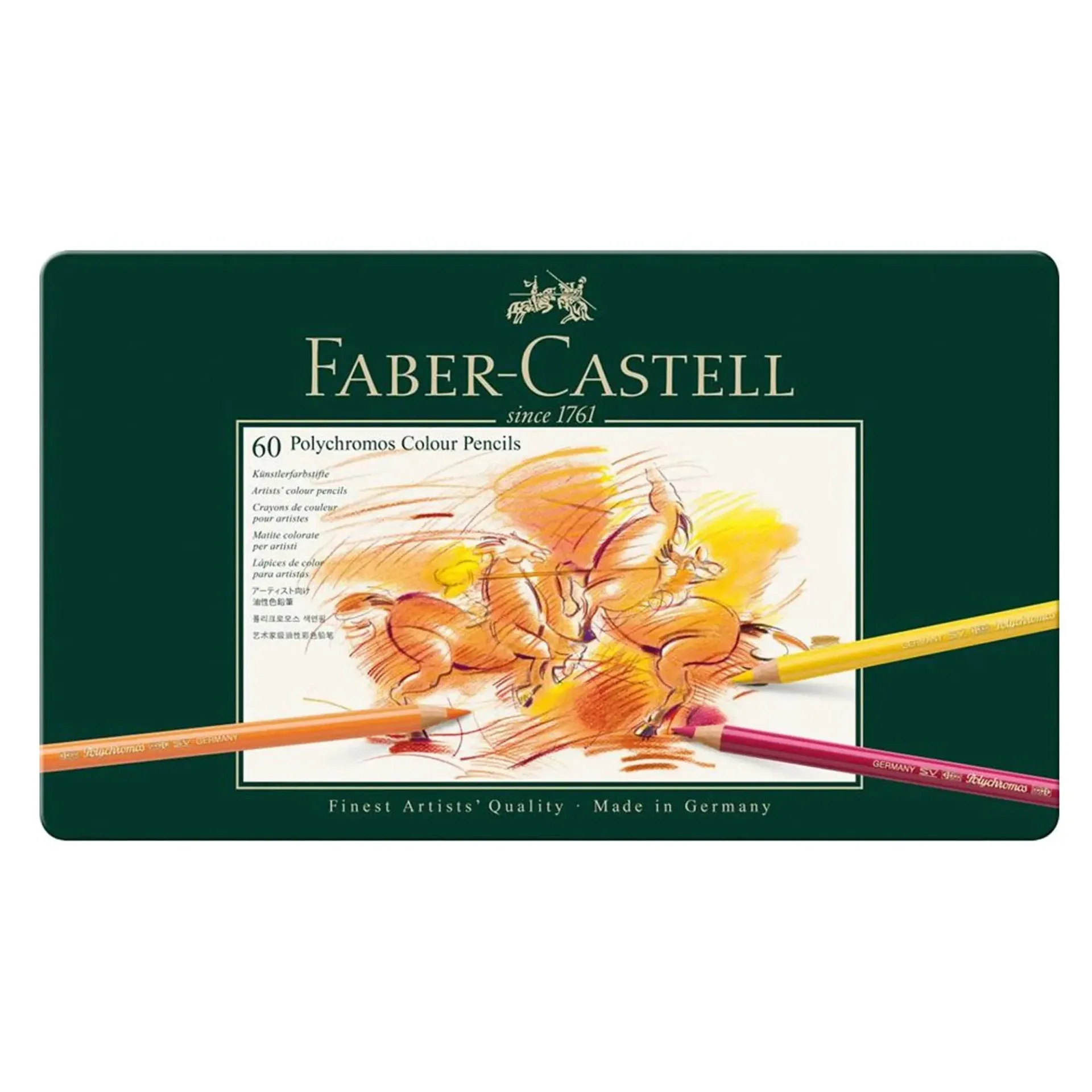 Lápices Faber-Castell Polychromos 60 Colores