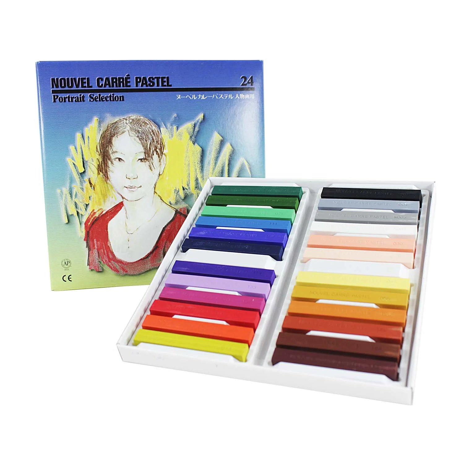 Pasteles Secos Nouvel Carre Sakura (24 Colores Retrato)