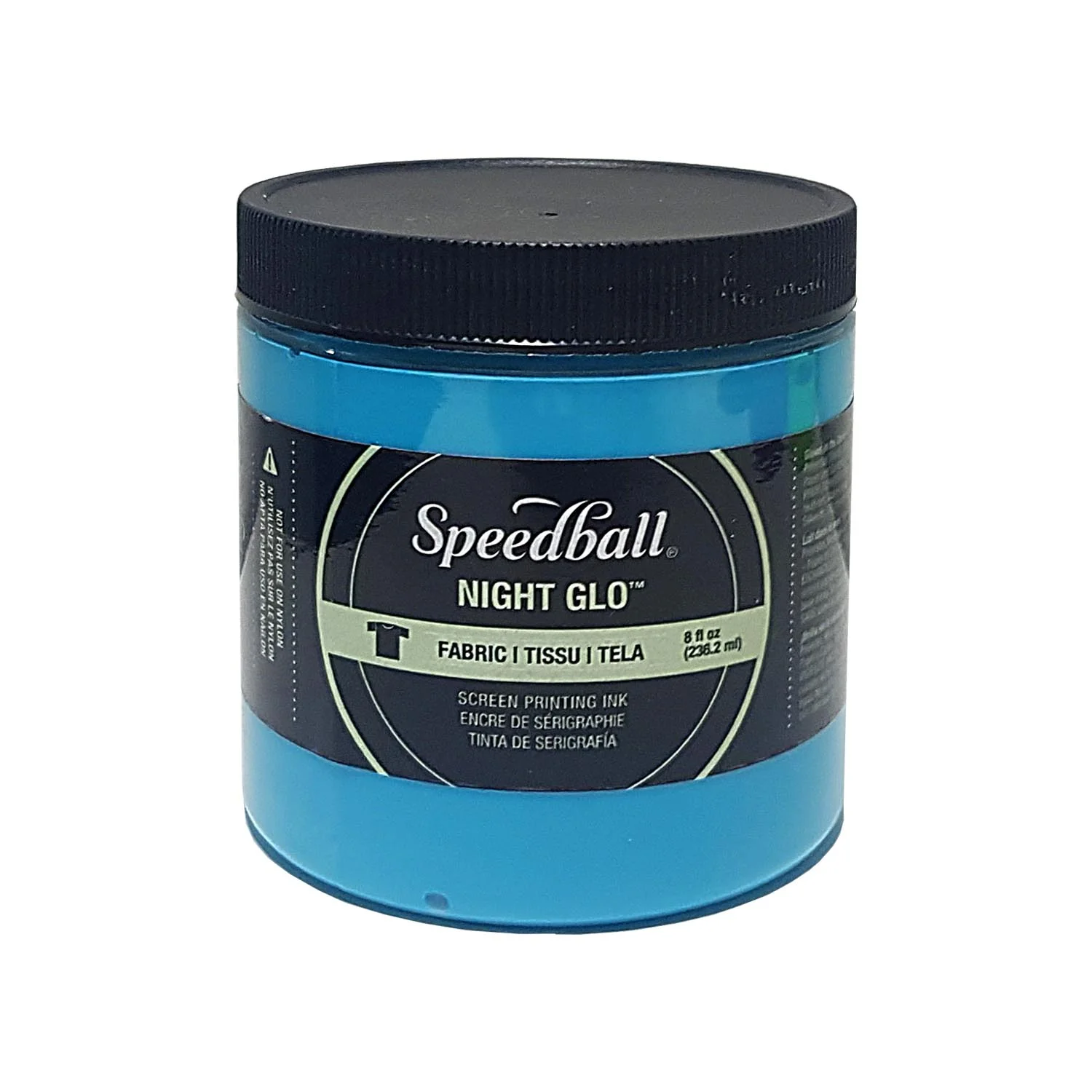 [47520] Pintura Serigráfica para TELAS Speedball 236ml Night Glo (Azul Night Glo)