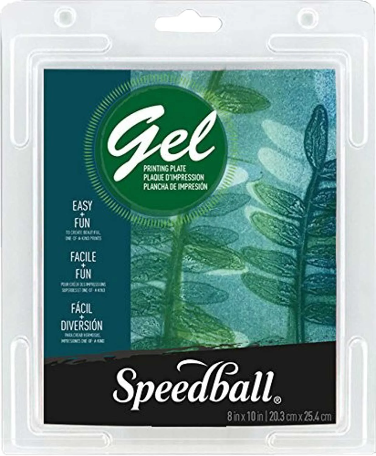 Placa Transparente Gel para Impresión Speedball 20x25cm