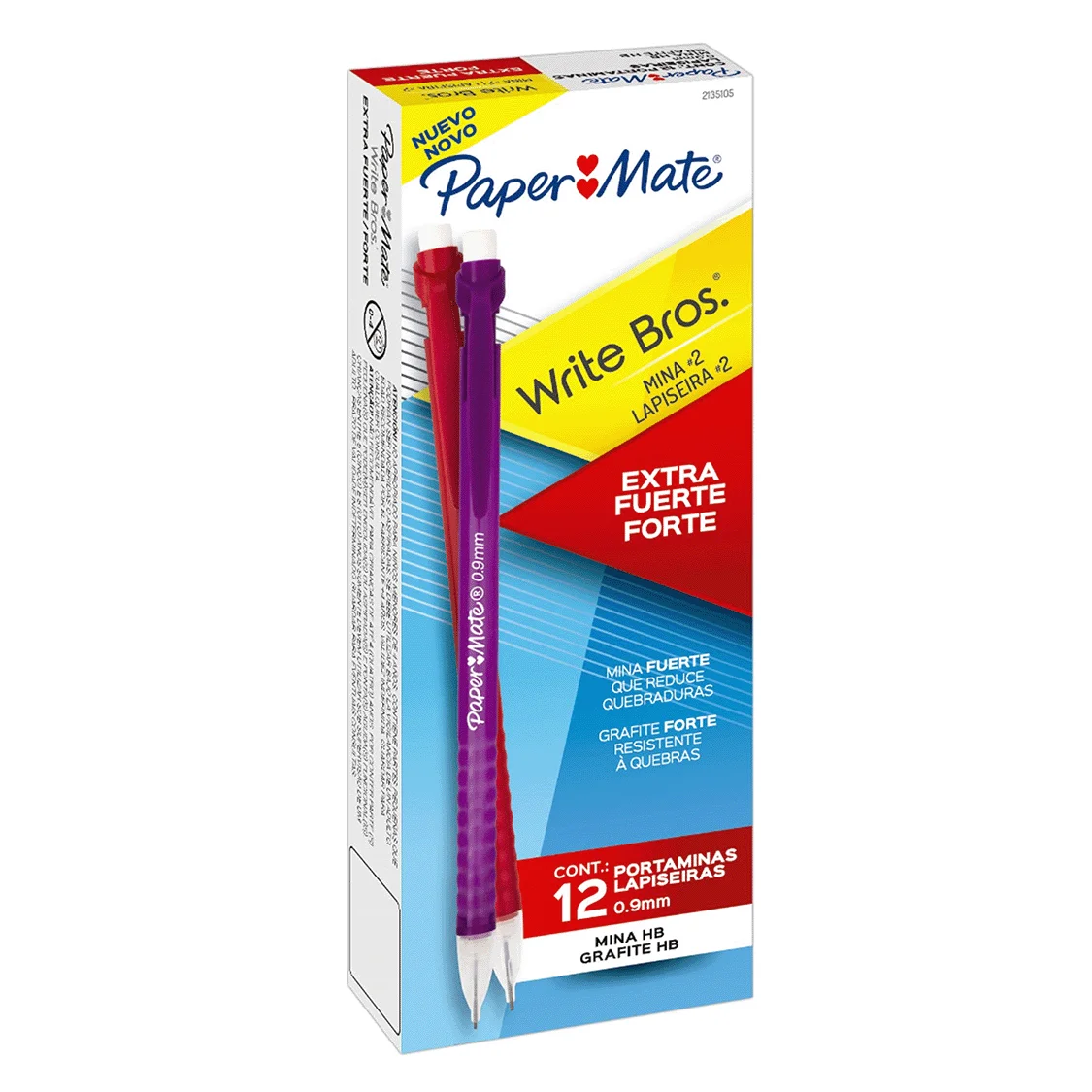 Portamina Write Bros. Paper Mate Colores Surtidos 0.9mm