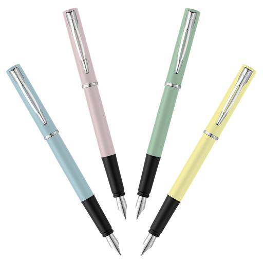 Pluma Allure Colores Pastel (F) Tinta Azul Waterman