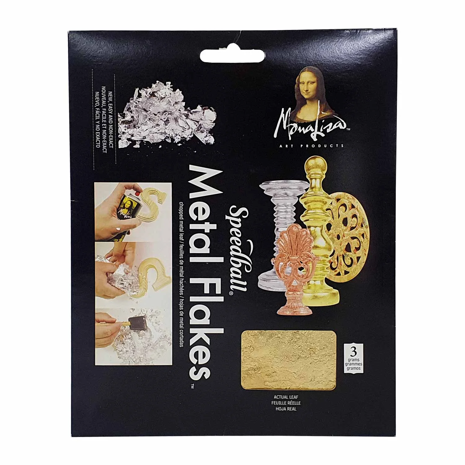 Bolsa de 3gr de hojuelas metálicas Pan de Oro Mona Lisa