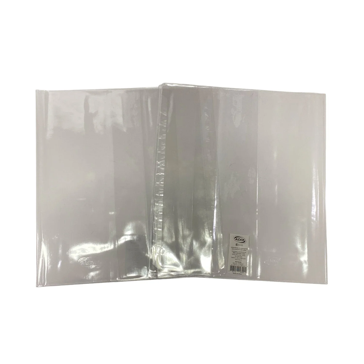 Forro Libro Adix Transp. Adaptable c/Adhesivo(54x30cm)